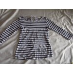 Pull / tee shirt manches longues manches 3 / 4 marinire taille l