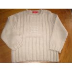 Pull tissaia beige taille 2 ans , belles mailles