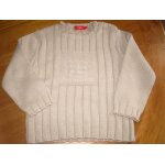 Pull tissaia beige taille 2 ans , belles mailles