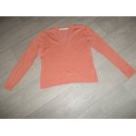 Pull tommy hilfiger lger orange clair col en v taille m tbe