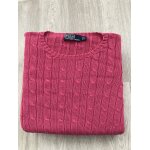 Pull torsad� ralph lauren rose femme taille s