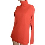 Pull tunique lgant - maille fine 100% acrylique (rouge) joli pull / tunique rouge en maille finefemme ...