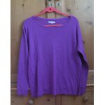Pull violet in extenso - taille l