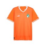Puma maillot c�te d'ivoire domicile homme (champions can 2023), sport, vibrant orange / blanc, s