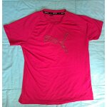 Puma t - shirt de trail running femme m rose fluo col rond - tr�s bon �tat - envoi tr�s rapide et soigne. ...