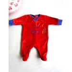 Pyjama grenouillère dors - bien dpam velours rouge bébé garçon fille 1 mois coton & synthétique Pyjama grenouillère dors - bien dpam velours rouge bébé garçon fille 1 mois coton & synthétique