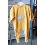 Pyjama   la halle   polyester t6 mois jaune canari