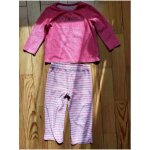 Pyjama haut + pantalon vertbaudet rose et ray� 2 ans tbe