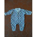 Pyjama jersey coton imprim� carreaux vertbaudet