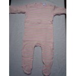 Pyjama rose avec rayures multicolores
