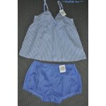 Pyjamas top et shorty vichy bleu - tex - t. m - neuf