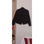 Titre rakuten : veste blazer femme noire courte - style tailleur �l�gant - fente dos - t 40 pprix 20? ...