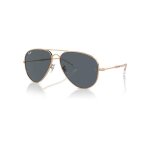 Ray - ban old aviator lunettes de soleil monture or rose verres bleu 58 - 14 Ray - ban old aviator lunettes de soleil monture or rose verres bleu 58 - 14