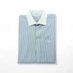 Reconditionn - chemise christian dior homme  rayures - taille l - homme - bleu