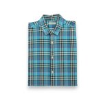 Reconditionn - chemise classiques homme  carreaux - taille l - homme - bleu clair