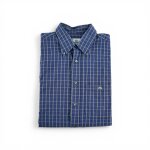 Reconditionn� - chemise classiques homme � carreaux - taille l - homme - marine