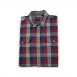 Reconditionn� - chemise classiques homme � carreaux - taille l - homme - rouge