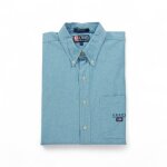 Reconditionné - chemise classiques homme en jeans - taille l - homme - bleu clair Reconditionné - chemise classiques homme en jeans - taille l - homme - bleu clair