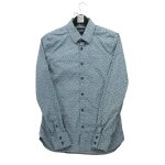 Reconditionn� - chemise classiques homme � motifs - taille s - homme - bleu clair