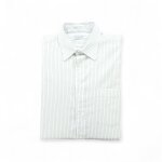 Reconditionn - chemise classique homme  rayures - taille l - homme - blanc