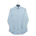 Reconditionné - chemise classiques homme À rayures - taille m - homme - bleu Reconditionné - chemise classiques homme À rayures - taille m - homme - bleu