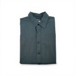 Reconditionn� - chemise classiques homme � rayures - taille m - homme - noir