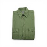 Reconditionn� - chemise classiques homme uni kaki - taille m - homme - kaki