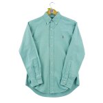 Reconditionn� - chemise classiques homme uni turquoise - taille s - homme - turquoise