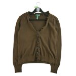 Reconditionn - gilet femme en cachemire marron - taille l - femme - marron