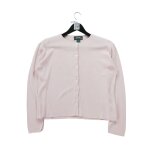 Reconditionn - gilet femme cardigan 100% soie rose - taille l - femme - rose