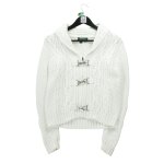 Reconditionn - gilet femme cardigan blanc - taille l - femme - blanc