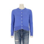 Reconditionn� - gilet femme cardigan bleu - taille m - femme - bleu