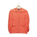 Reconditionn� - gilet femme cardigan orange - taille m - femme - orange