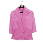 Reconditionn - gilet femme cardigan rose - taille m - femme - rose