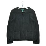 Reconditionn - gilets femme cardigan en soie - taille m - femme - noir