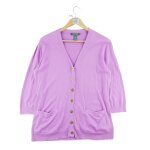 Reconditionn� - gilet femme cardigan violet - taille xl - femme - violet