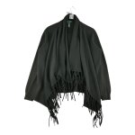 Reconditionn� - gilet femme �tole cachemire noir - taille xl - femme - noir