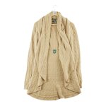 Reconditionn� - gilet femme en laine beige - taille s - femme - beige