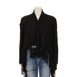 Reconditionn� - gilet femme laine et cachemire �tole - taille s - femme - noir