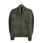 Reconditionn - gilet femme laine et cachemire marron - taille s - femme - marron