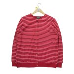 Reconditionn - gilet femme manches longues rouge lauren ralph lauren - motif  rayures - col rond - ...