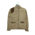 Reconditionné - gilet femme en soie et cachemire - taille m - femme - beige Reconditionné - gilet femme en soie et cachemire - taille m - femme - beige
