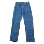 Reconditionn� - jean homme regular fit orange tab bleu - taille w24 / l34 - homme - bleu
