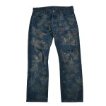 Reconditionn� - jean homme upcycling levis marine - taille w34 / l32 - homme - marine
