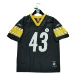 Reconditionné - maillot homme nfl pittsburgh steelers - taille 14 / 16 ans - homme - noir Reconditionné - maillot homme nfl pittsburgh steelers - taille 14 / 16 ans - homme - noir
