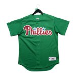 Reconditionné - maillot majestic philadelphia phillies st patrick's day - taille m - homme - vert Reconditionné - maillot majestic philadelphia phillies st patrick's day - taille m - homme - vert