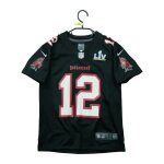 Reconditionn - maillot nike tampa bay buccaneers tom brady - taille 8 / 9 ans - - noir