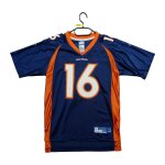 Reconditionn - maillot reebok denver broncos nfl - taille 14 / 16 ans - - marine