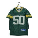 Reconditionn - maillot reebok green bay packers nfl - taille 10 / 12 ans - - vert