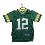 Reconditionn - maillot reebok green bay packers nfl - taille 10 / 12 ans - - vert